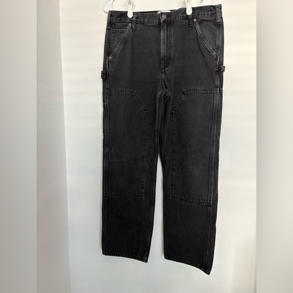Agolde black rami carpenter jeans size 29 - Picture 1 of 5